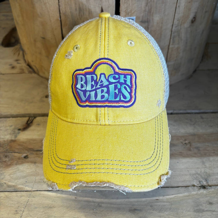 Beach Vibes Patch Hat