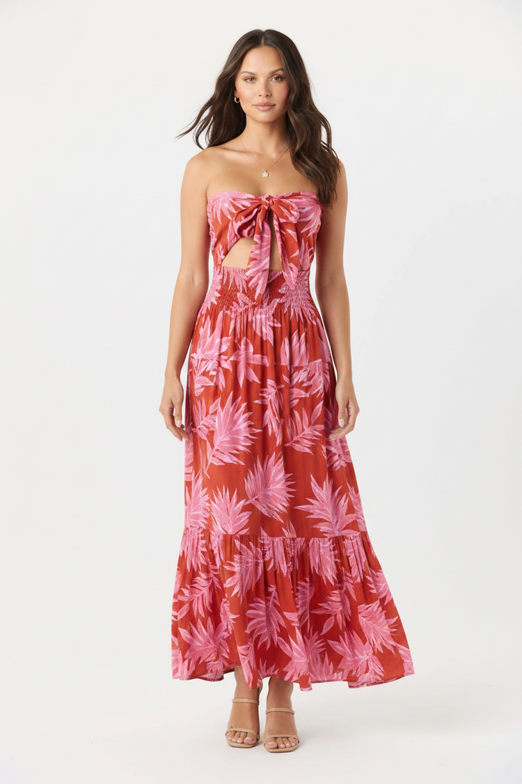 Moana Maxi Dress - Amazonia Rust