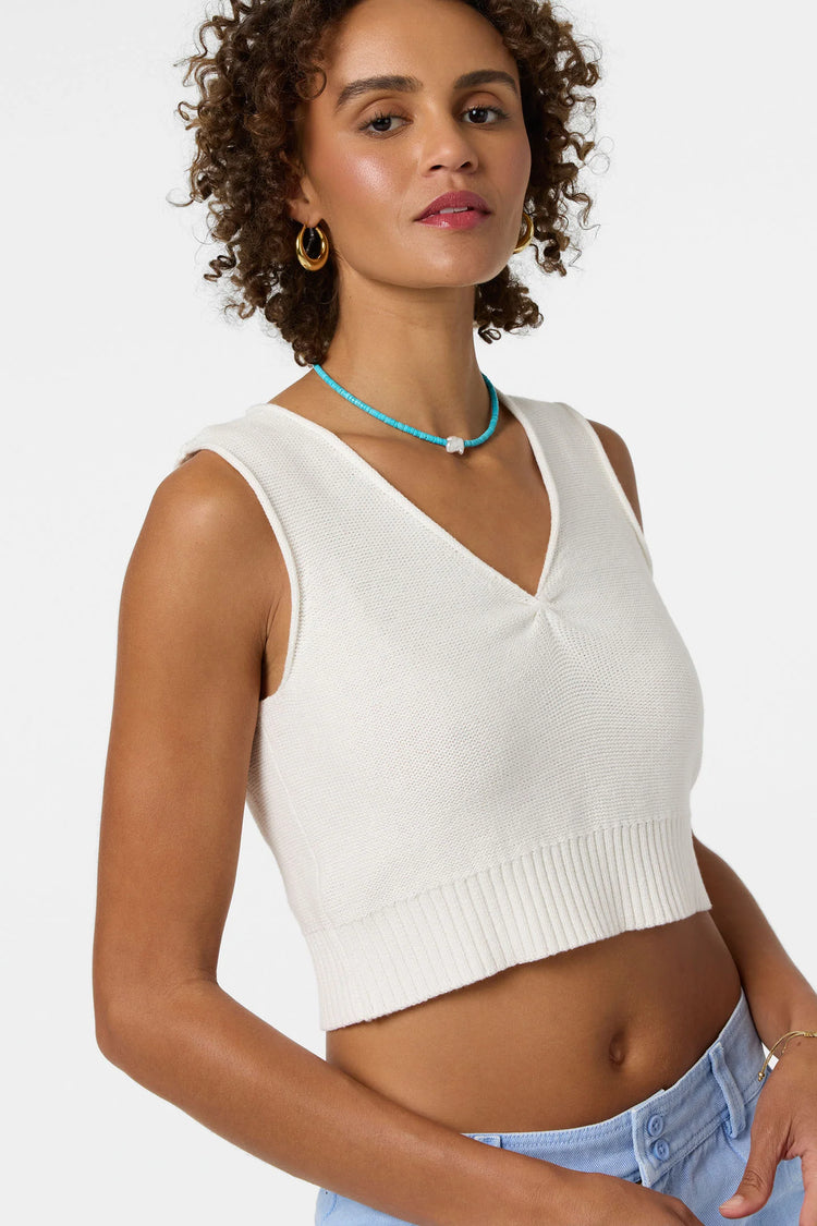 Elsie Sweater Tank - Tofu