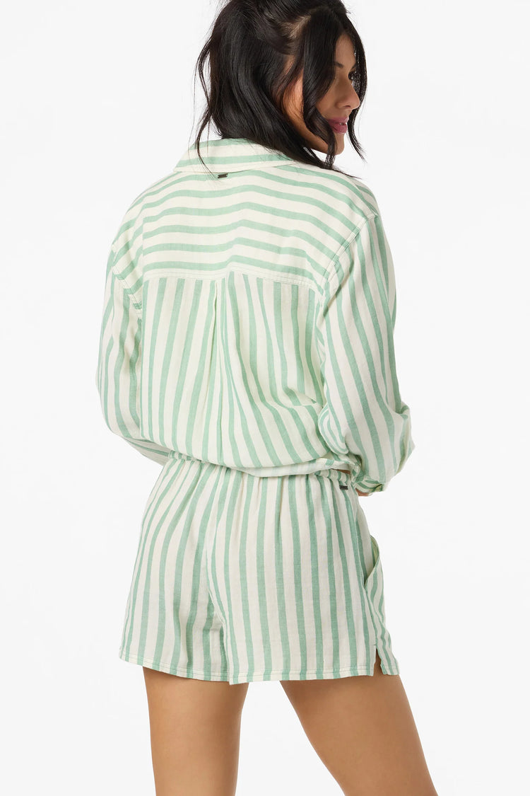 Brenda Stripe Short - Green