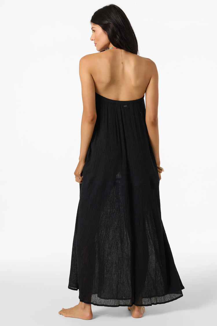 Janey Maxi Coverup Dress - Black