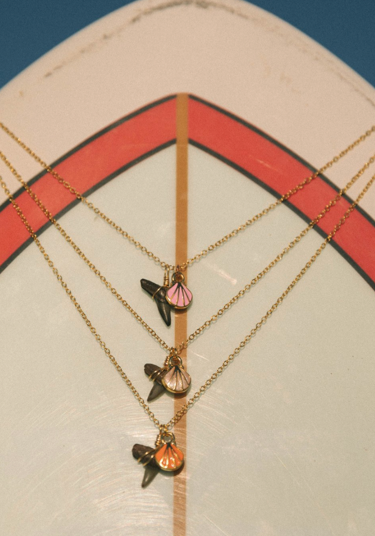 Seashell Sharktooth Necklace