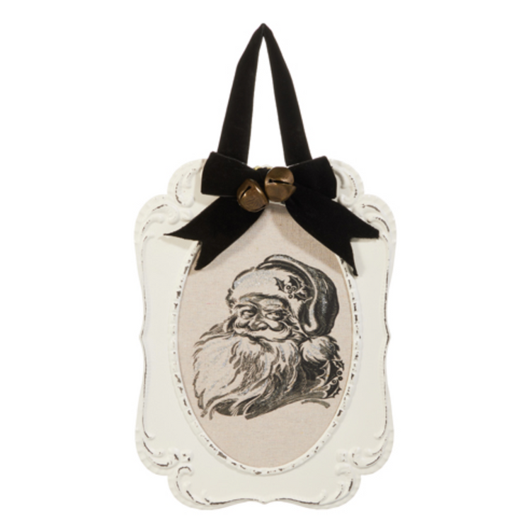 Santa Embossed Wall Art