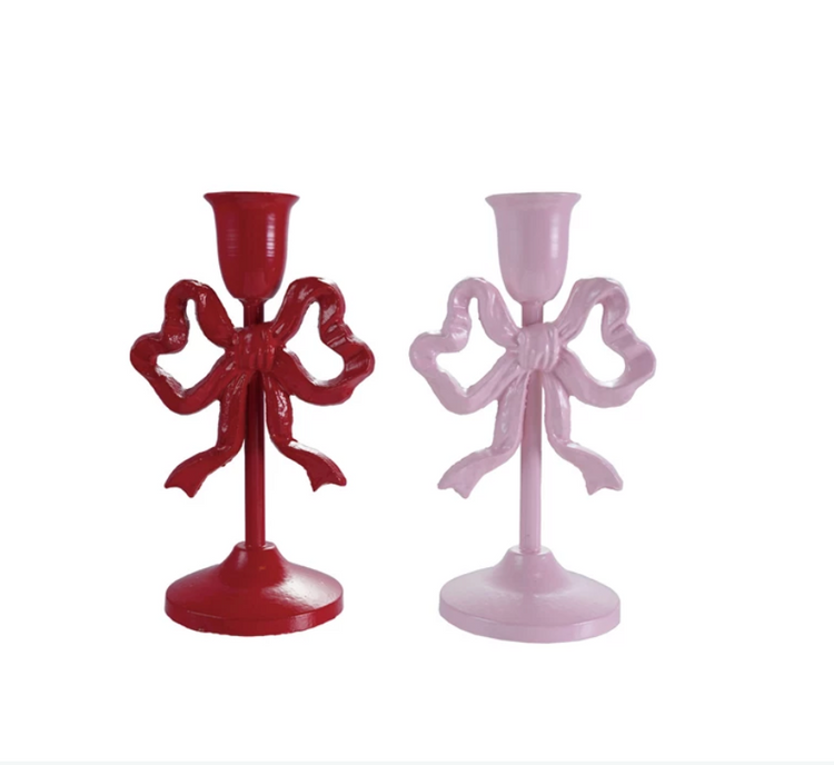 Cast Iron Bow Taper Holder