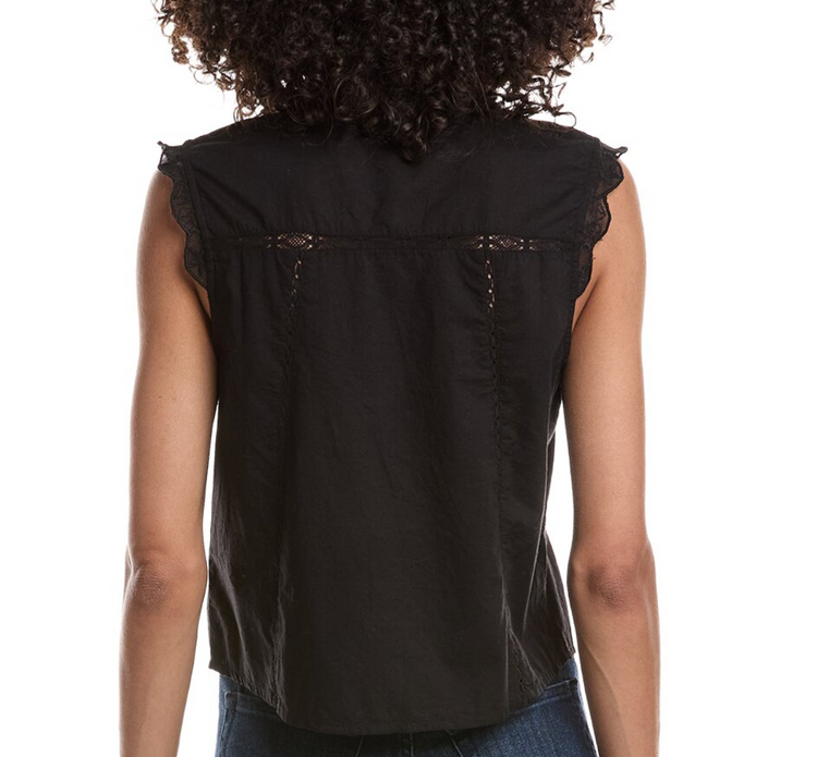 Sleeveless Fly Away Tie Front Top
