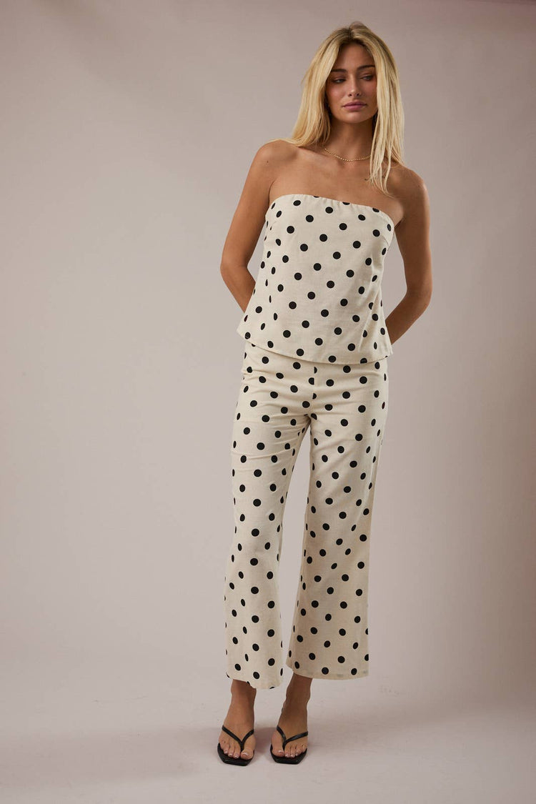 BUTTON DOWN BACK TUBE TOP
