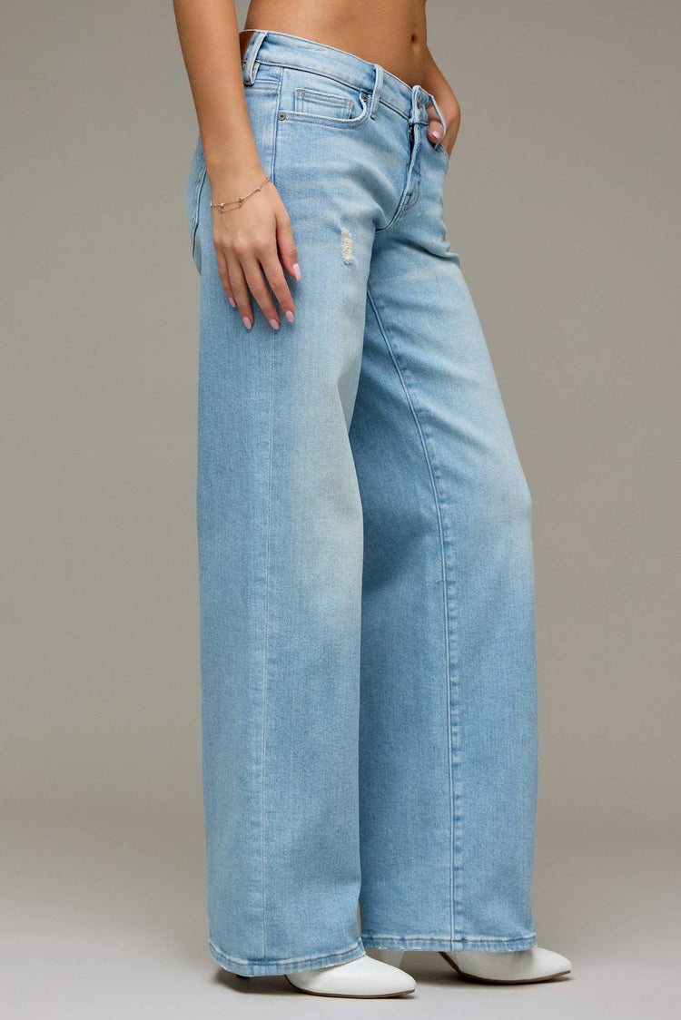 Light Wash Low Rise 32" Inseam Dad Jeans