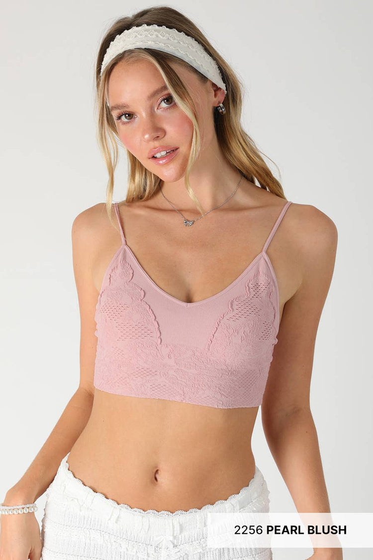 Lace Embroidered Bralette