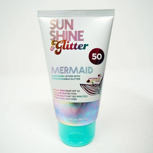 Mermaid Biodegradable Glitter SPF 50 TUBE