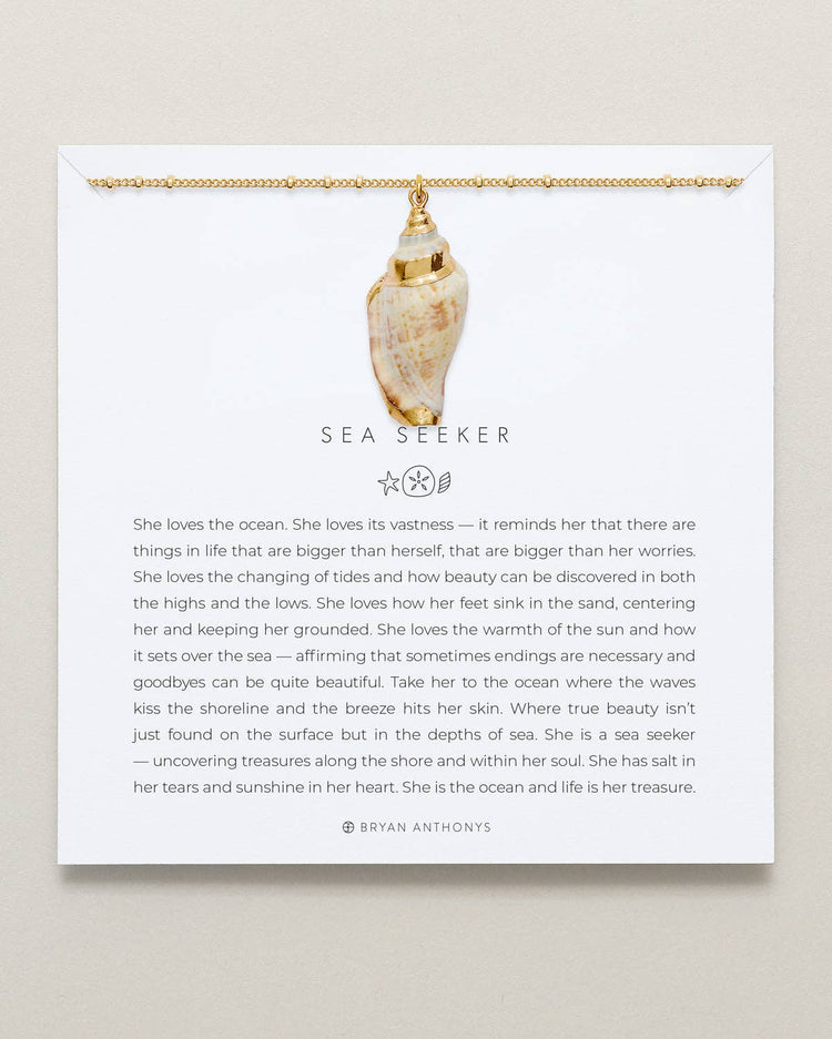 Sea Seeker Shell Necklace