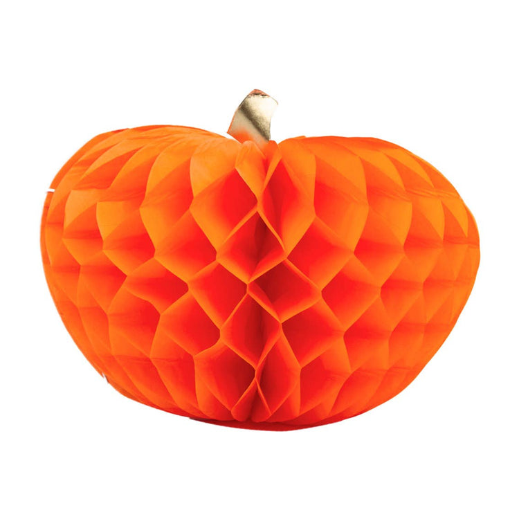 Pumpkin Honeycomb Decorations | Fall Décor | 3 Pack |