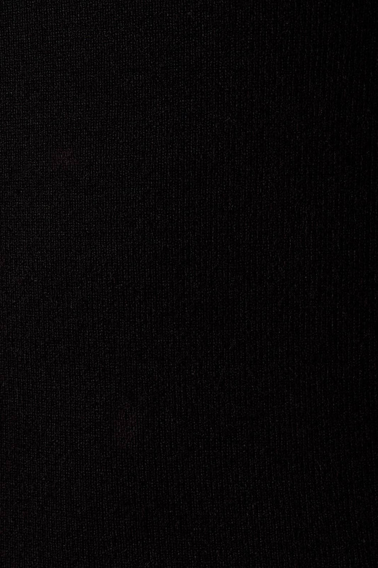 MOCK NECK RUFFLE SLEEVE KNIT TOP