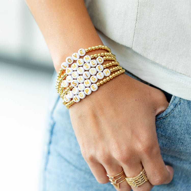 LOVE Beaded Bracelet