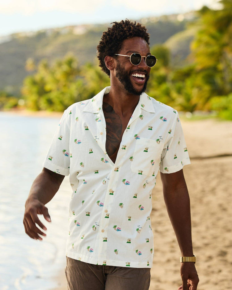 The Private Island - Camp Collar Short Sleeve Shirt