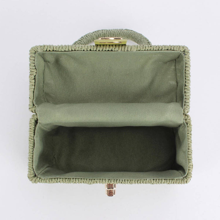 DUAL-PURPOSE LEISURE PAPER ROPE WOVEN BAG