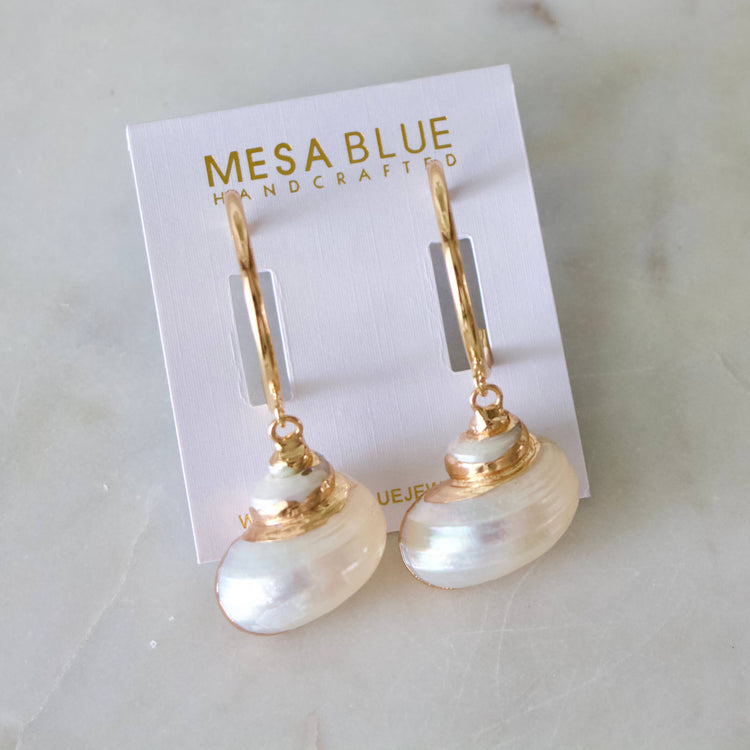 Shell Hoop Earrings