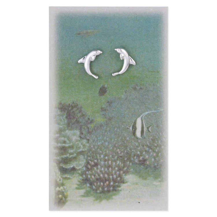 Deep Sea Vintage Dolphin Earrings