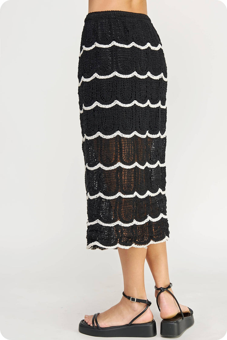Crochet Skirt Top Set - sold separately