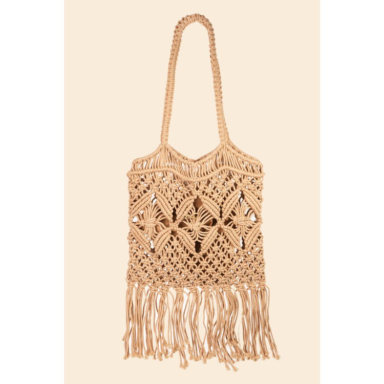 Intricate Woven Pattern Tote Bag