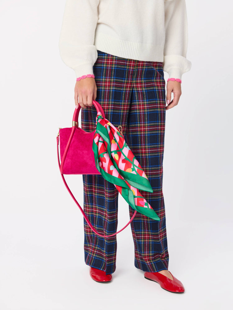 FESTIVE STRING LIGHTS SQUARE SCARF, MULTI