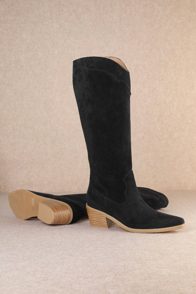 JULIETTE SLEEK MODERN WESTERN TALL BOOTS