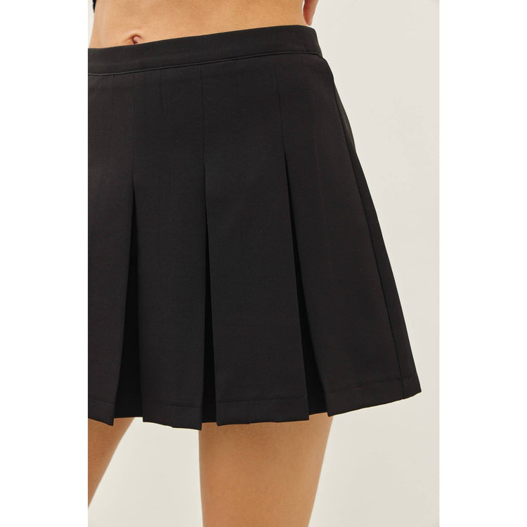 Perfectly pleated classic mini skort