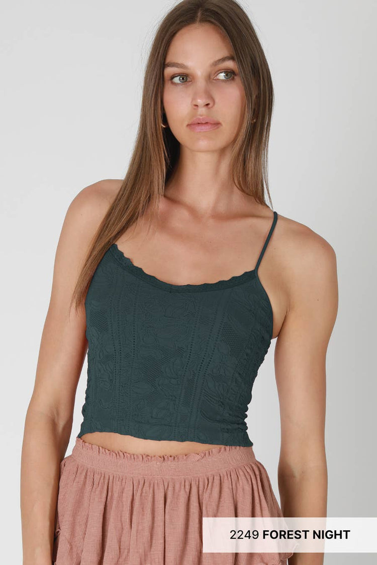 Double Lace Trim Cami