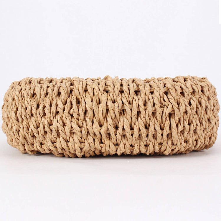 Paper Straw Bow detail bag