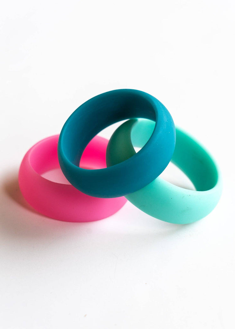 Aqua Resin Bangles
