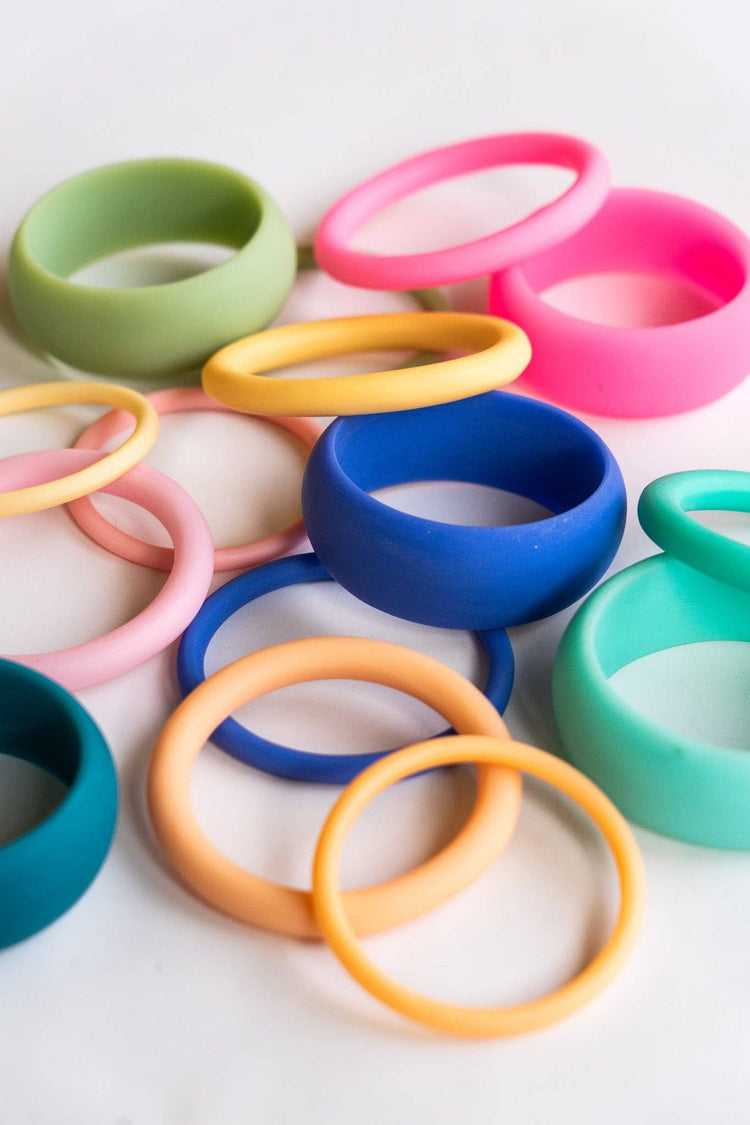 Aqua Resin Bangles