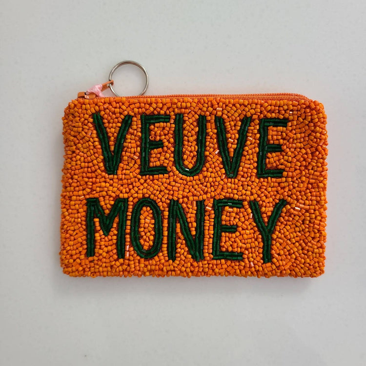 Veuve Money Key Chain Change Purse