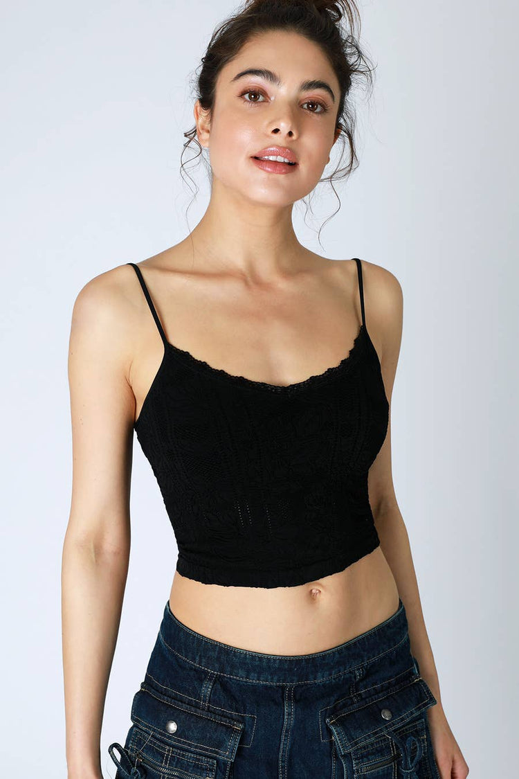 Double Lace Trim Cami