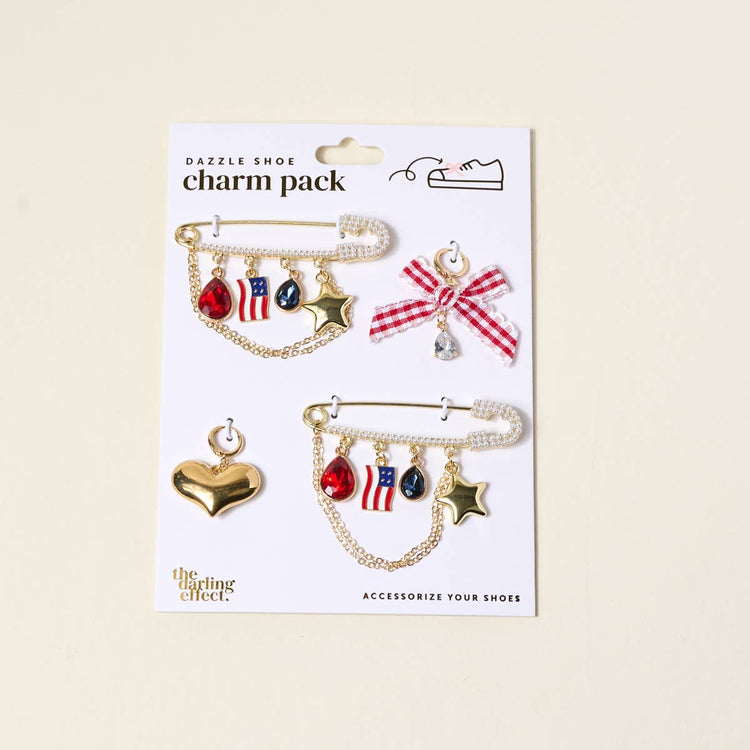 Dazzle Shoe Charm Pack–Miss Americana