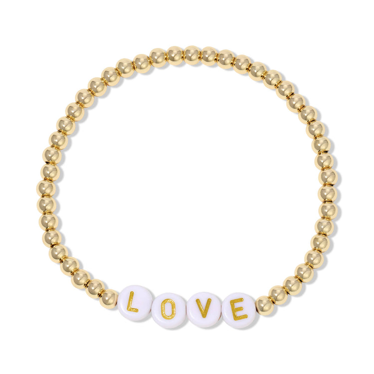 LOVE Beaded Bracelet
