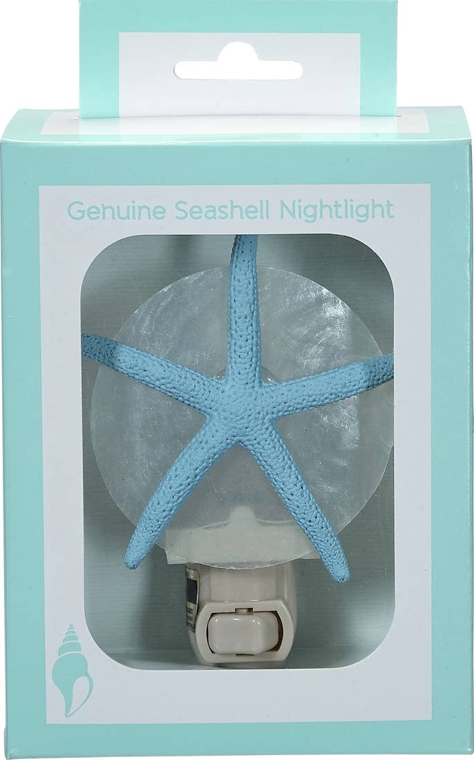 Blue Starfish Boxed LED Night Light