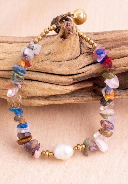 Sandstone Pearl Bracelet