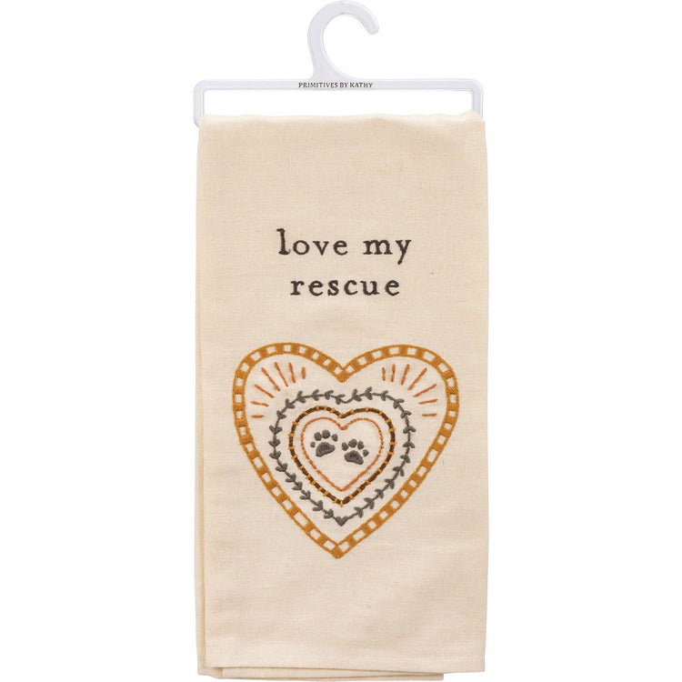Love My Rescue Kitchen Towel