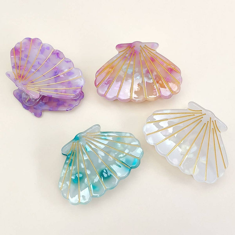 OCEAN SHELL SMALL HAIR CLAW CLIPS