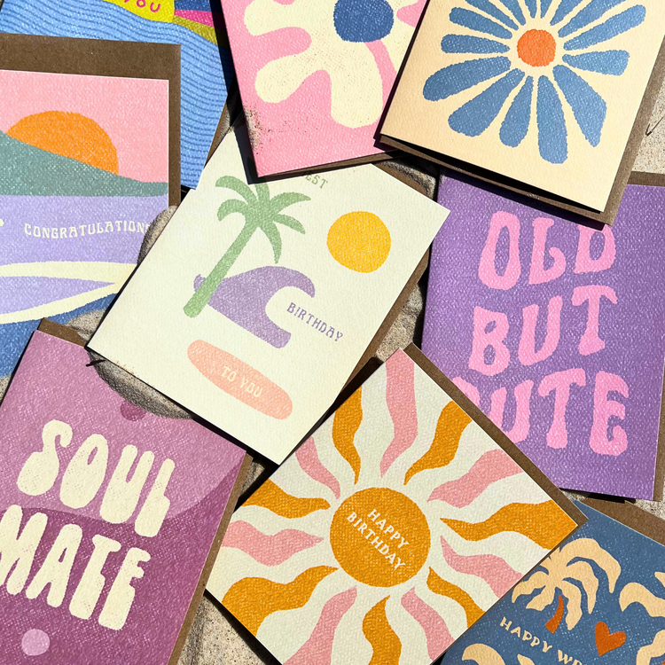 Tropical Holiday Card | California Christmas Card | Happy Holidays Palm