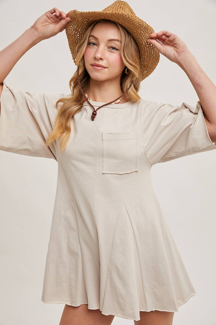 Button Back Short Romper