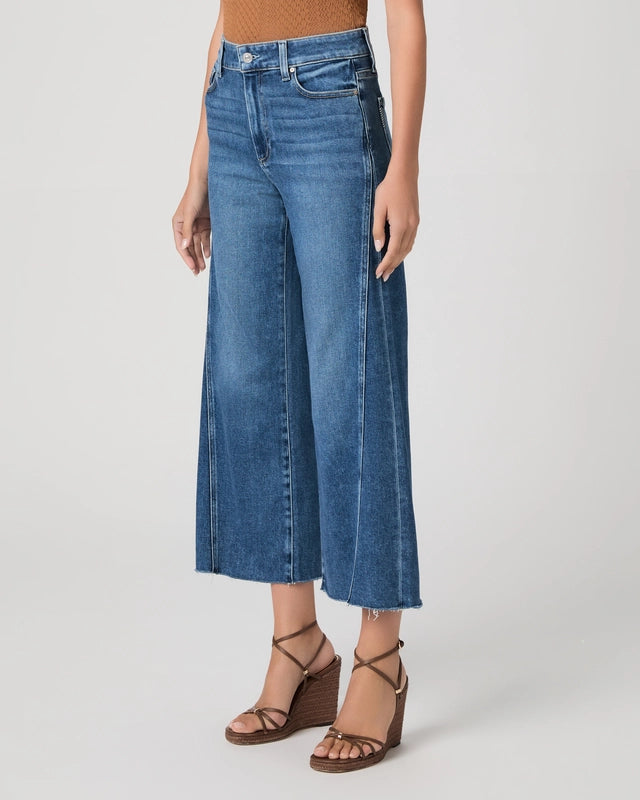Anessa 31" w/ Twisted Outseam Panel Raw Hem- Hollyhock