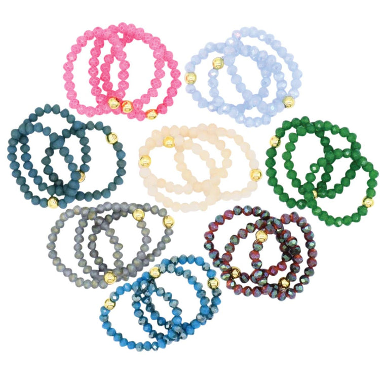 Stretch Crystal Rings