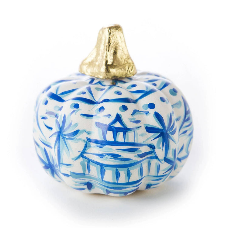 Hand painted 9.5" Pumpkin