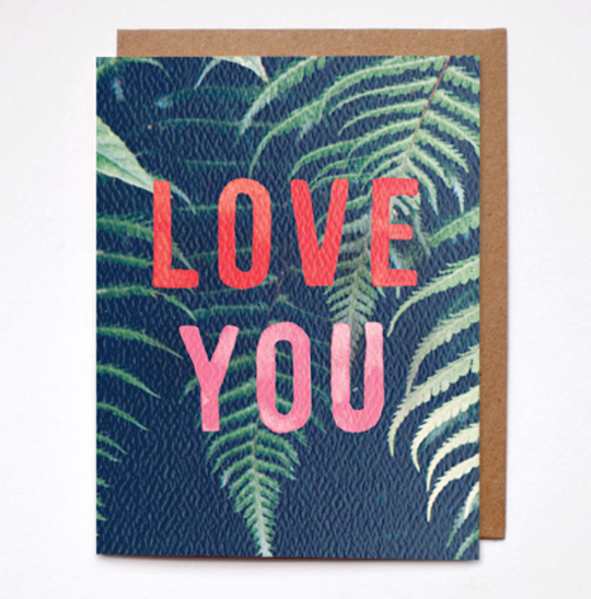 Cards printed with Aloha