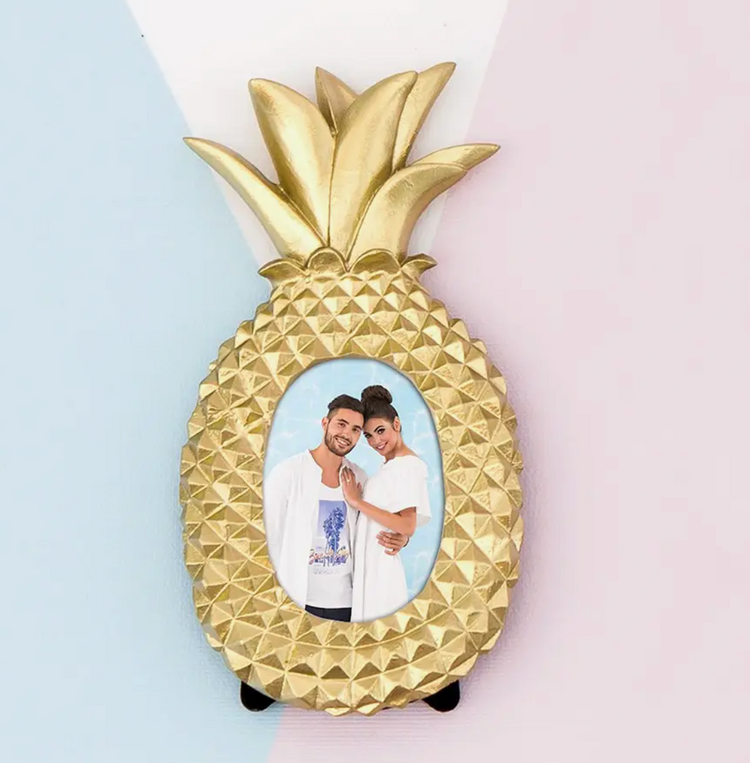 Mini Gold Pineapple Photo Frame