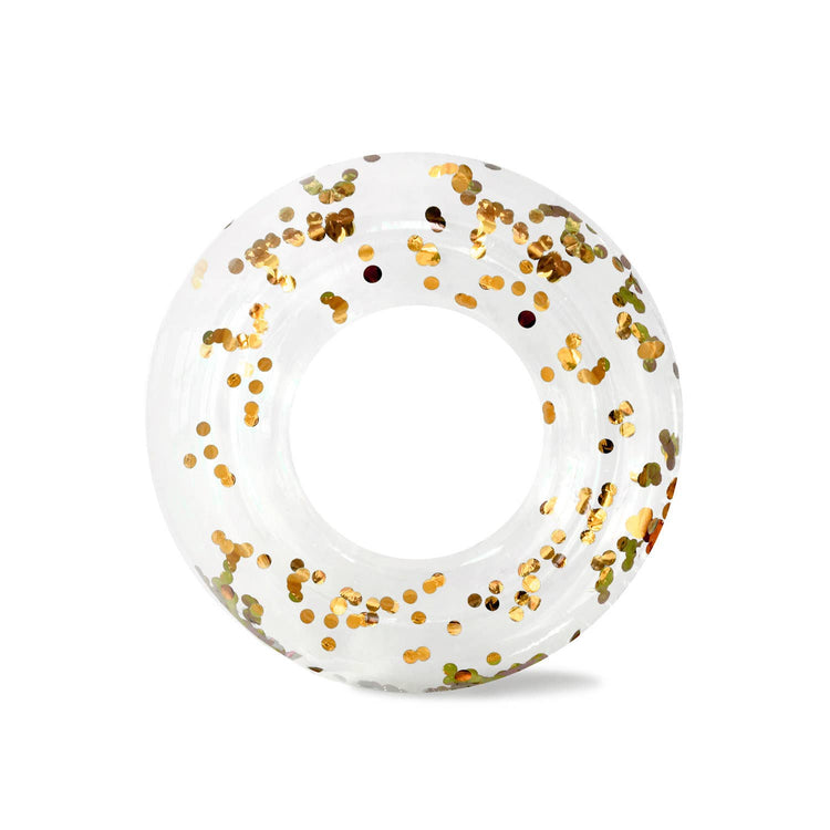 The Cue the Confetti! Confetti Ring Floats