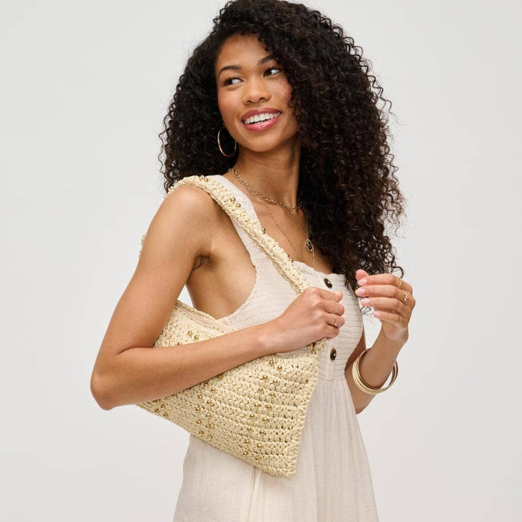 Clarissa Seasonal Straw Shoulder Bag