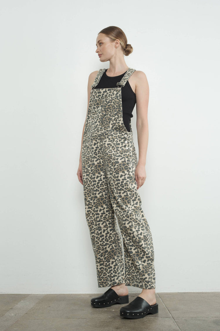 SLOUCHY RELAX FIT DENIM OVERALL