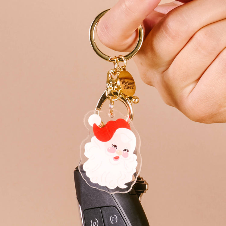 Acrylic Keychain-Santa