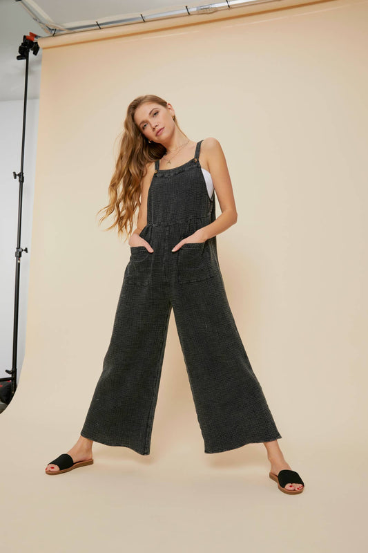 Effortless Mineral Washed Gauze Overall